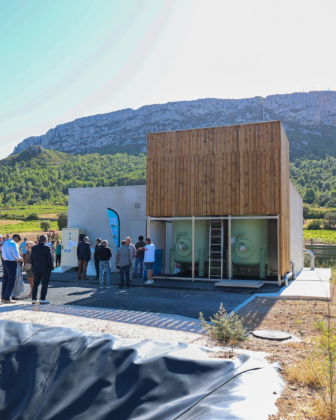 Nouvelle usine de traitement de l'eau potable à Tautavel